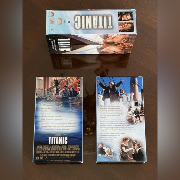 TITANIC VHS 1998 2-Tape Set - Picture 6 of 6